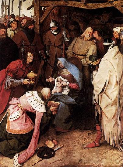 Pieter Bruegel the Elder The Adoration of the Kings oil painting image